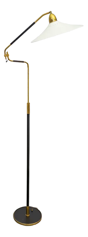 Brass Floor Lamp, Italy, 1950s