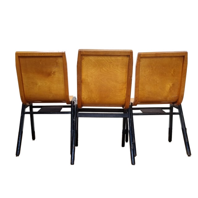 Stacking Chairs from Roland Rainer, Vienna, 1952 For Sale - Image 4 of 18