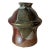 Vintage 1970's Vessel, Vase Pottery Hand Thrown Signed DHS For Sale