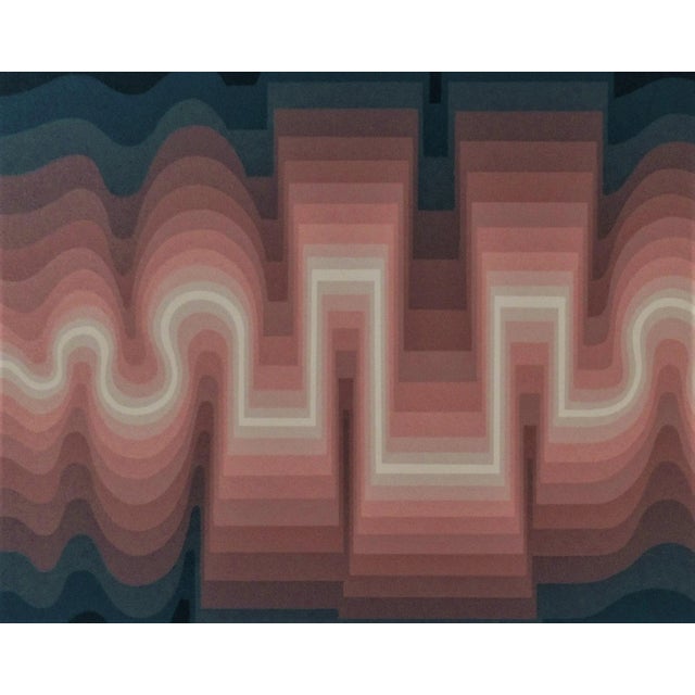 Op Art Roy Ahlgren, Mesa, 1985 For Sale - Image 3 of 7
