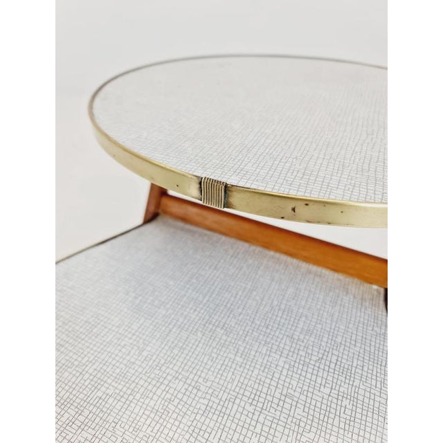 Large Mid-Century Minimalist German Plant Stand from Opal, 1950s For Sale - Image 14 of 17
