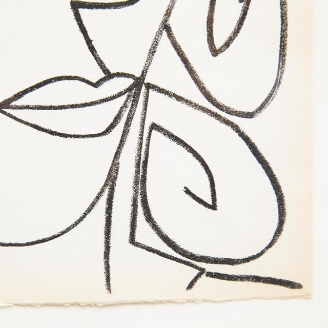 Françoise Gilot, Portrait of a Woman, 1951, Lithograph, Framed For Sale - Image 11 of 14