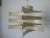 Max Sauze White Chandelier in the style of Max Sauze, 1970s For Sale - Image 4 of 7