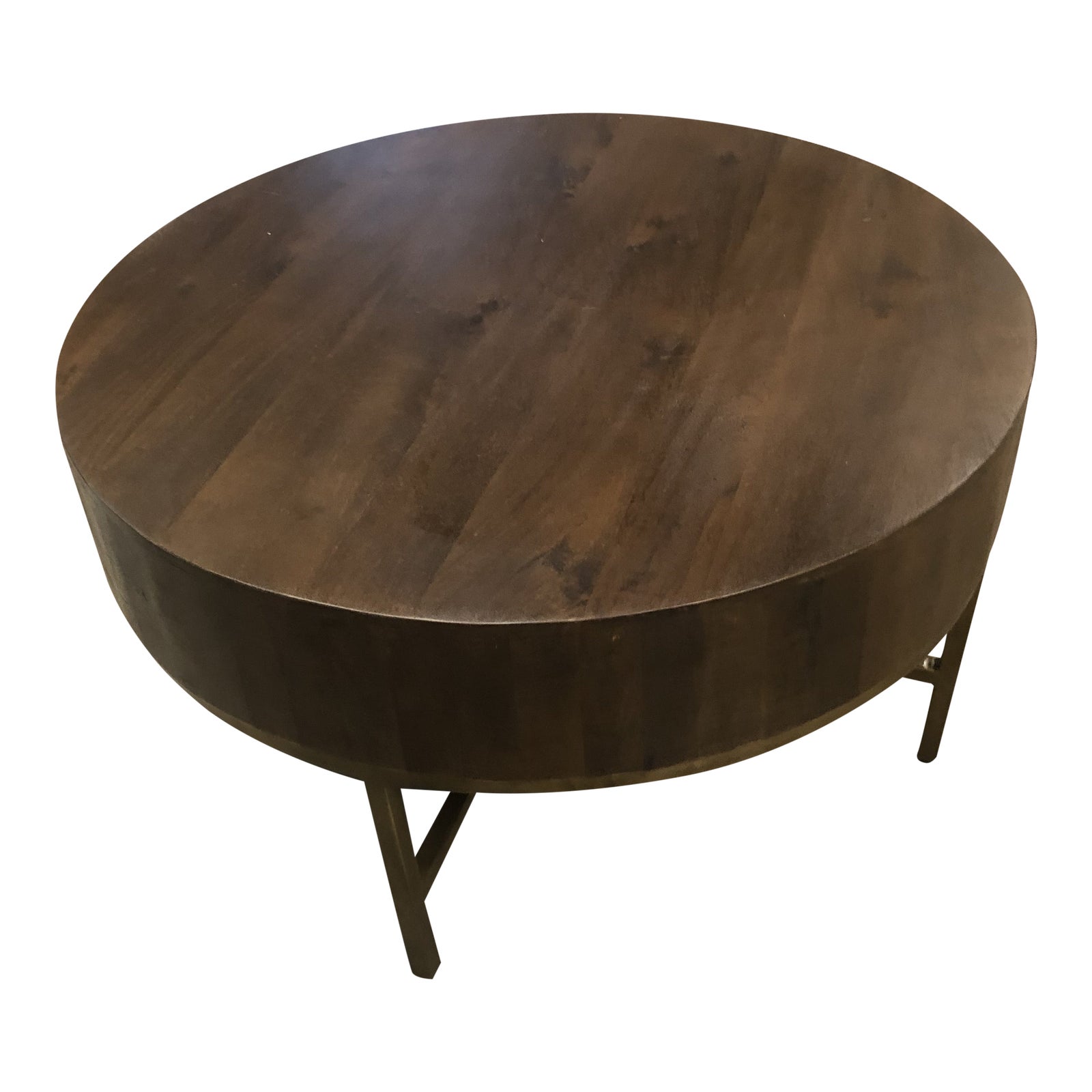 Contemporary Bradley Round Coffee Table by Oliver Chairish