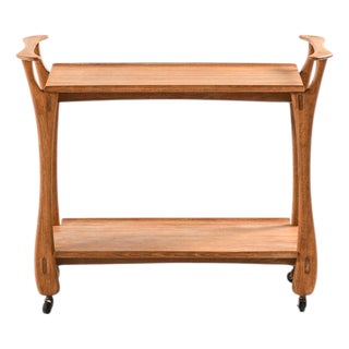 Scandinavian Modern Oak Trolley by Jens Quistgaard, 1950s For Sale