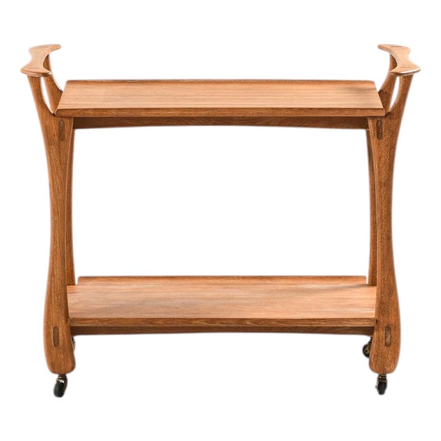 Scandinavian Modern Oak Trolley by Jens Quistgaard, 1950s For Sale