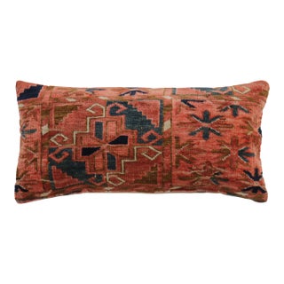 Bolster Antique Turkeman Rug Rug Pillow For Sale
