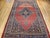 French 19th Century Bidjar Rug, Hand-Knotted Wool, Geometric Pattern, Red & French Blue, 8x12 For Sale - Image 3 of 11