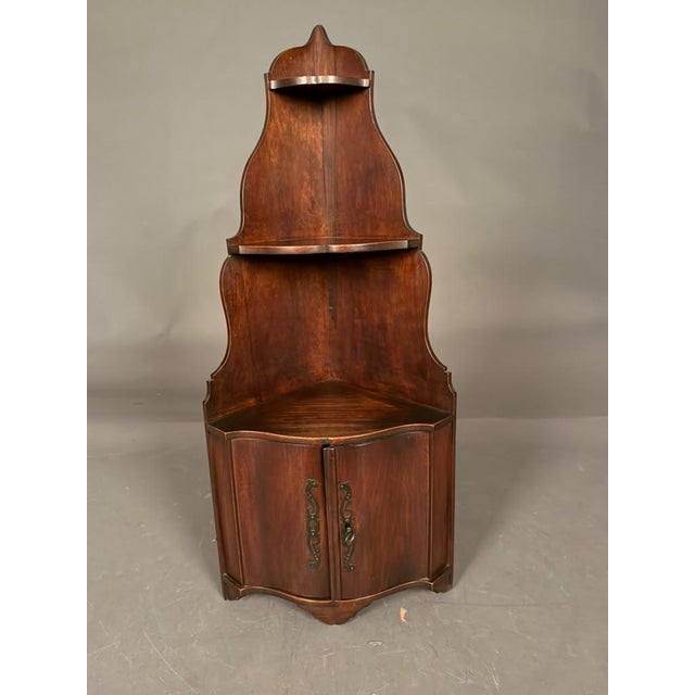 19th Century French Walnut Corner Cupboard, Circa 1850 For Sale - Image 4 of 16