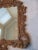 Vintage Mid 20th Century Gold Ornate Mirror For Sale - Image 4 of 9