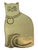 Mid 20th Century Vintage 1960s Mid Century Rubel and Co Cat Brass Table Trivet Hot Plate For Sale - Image 5 of 7
