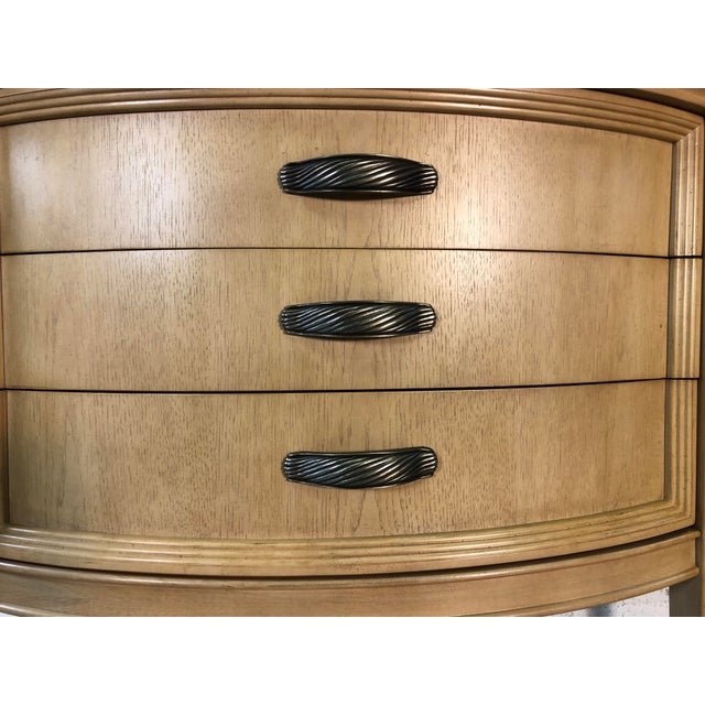 Bernhardt Demilune Server Buffet With Granite Top Chairish