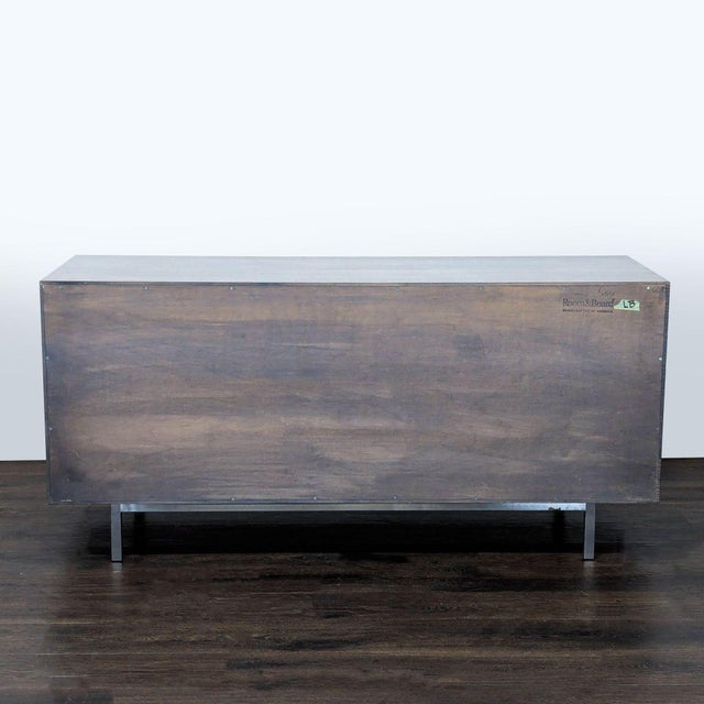 Room & Board Modern 6-Drawer Wood Dresser With Metal Legs For Sale In San Francisco - Image 6 of 13