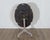 Wood 18th Century Swedish Rococo Tilt-Top Table with Original Black Back For Sale - Image 7 of 8