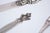Silver Inkwell with Cut Glass Tanks, Set of 8 For Sale - Image 6 of 9