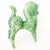 Vintage Green Ceramic Horse by Roberto Rigon For Sale - Image 4 of 6