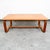 Brown Mid Century Danish Modern Coffee Table Solid Teak Kd Denmark Large Wide Planked For Sale - Image 8 of 12