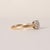 Antique 18k Gold and Platinum 1.10 Carat Old Mine Cushion Diamond Solitaire Ring, Size 7 For Sale - Image 4 of 6