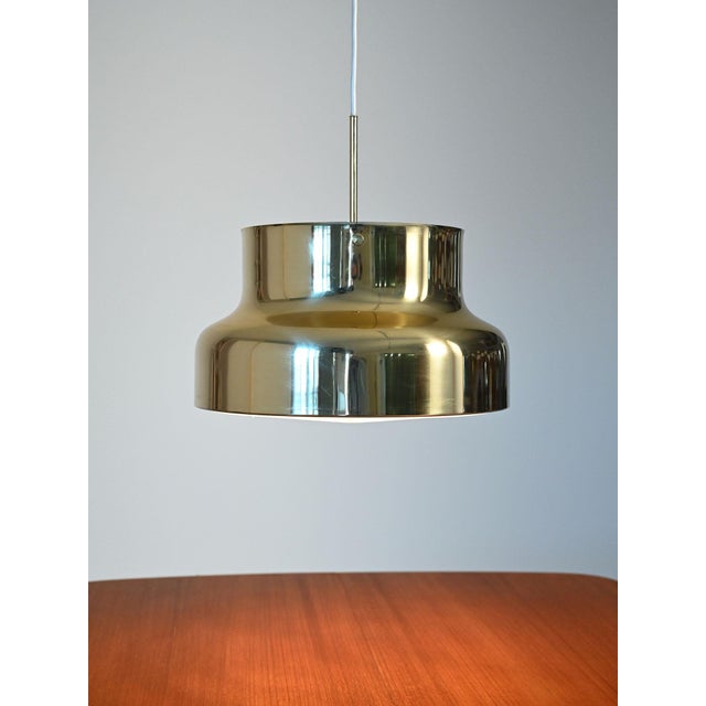 Brass Bumling Ceiling Lamp by Anders Pehrson from Ateljé Lyktan, 1960s For Sale - Image 11 of 11