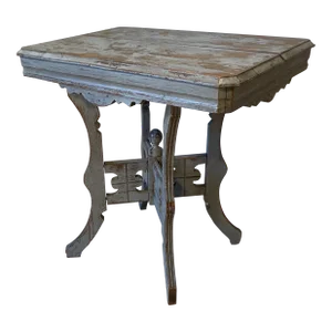 Late 19th Century Antique Distressed Accent Table