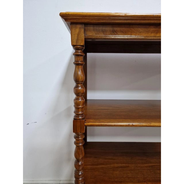 Walnut Wedding Shelf, 1890s For Sale - Image 6 of 9