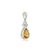 Metal Natural Citrine Gemstone Dainty Stacking Pendant for Her For Sale - Image 7 of 7