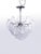 Glass Murano Petals Chandelier Glass and Chrome from Novaresi, Italy, 1970s For Sale - Image 7 of 10
