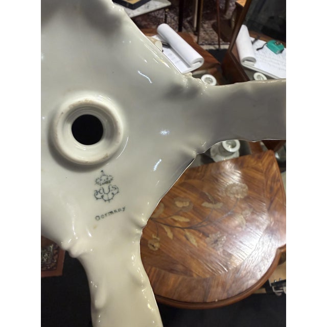 Vienna Porcelain Four-Branch Candlestick For Sale - Image 6 of 7