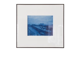 Early 20th Century "Charlestown Bridge" Architectural Reproduction Print, Framed For Sale