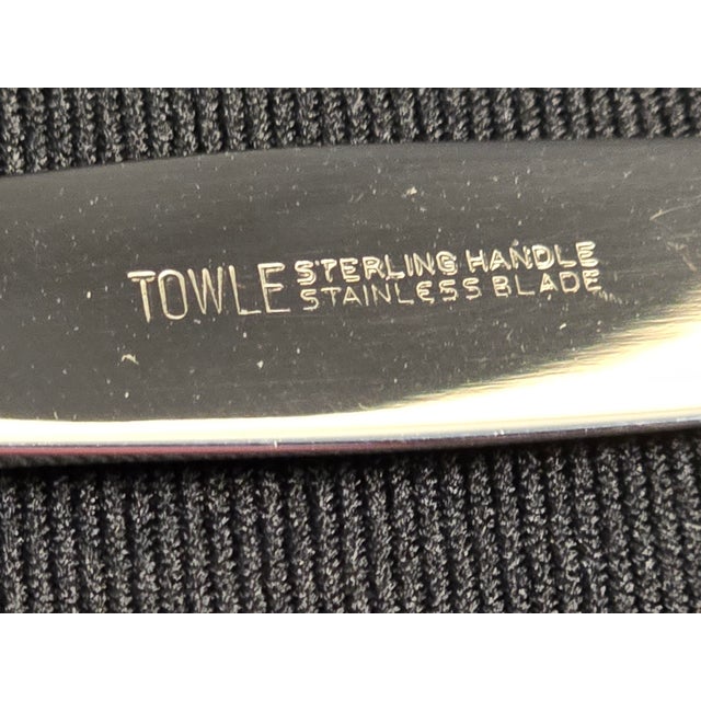 1950s Debussy by Towle 1959 Sterling Silver Flatware 12-Place Set, 88 Pieces For Sale - Image 5 of 18