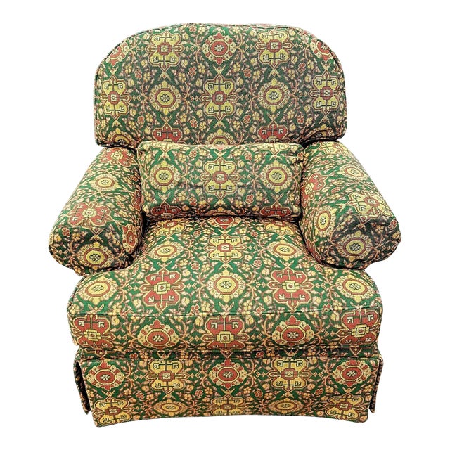 Exceptional Southwood of Hickory N. Carolina Upholstered Down Armchair