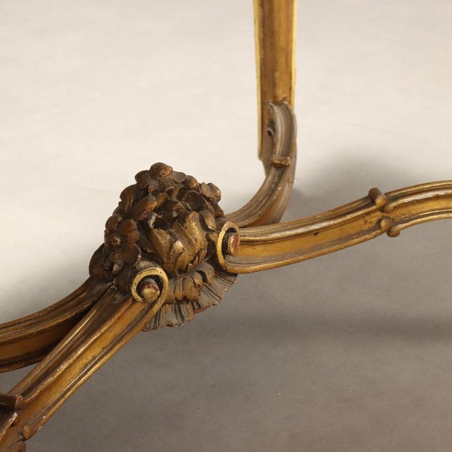 Baroque Style Coffee Table in Carved Wood For Sale - Image 6 of 9