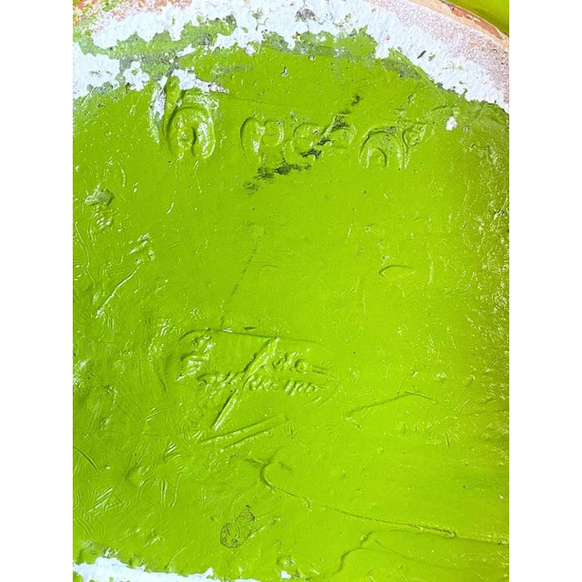 Vintage Glazed Earthenware Vase For Sale - Image 6 of 10