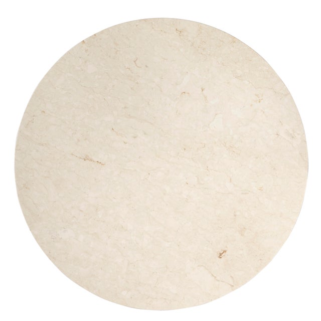 Beige Danielle Marble Coffee Table, Tan/Beige For Sale - Image 8 of 10