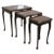 Mahogany Nesting Tables on Cabriole Legs, Set of 3 For Sale - Image 11 of 11