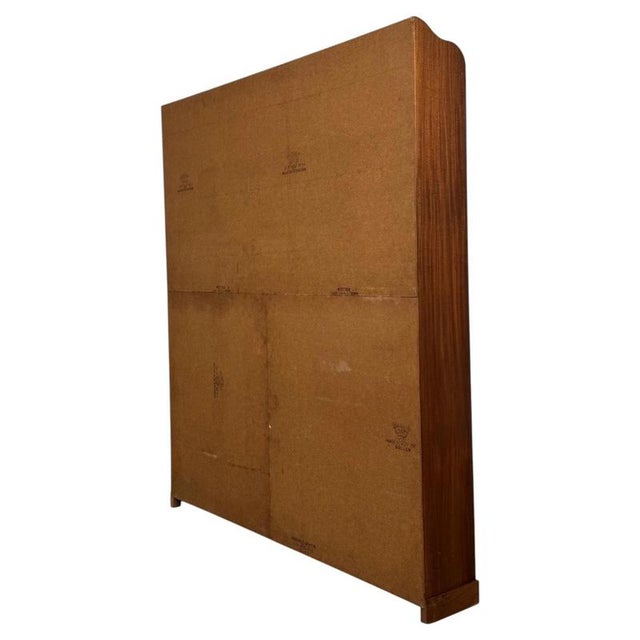 Large Antique Walnut Open Bookcase, 1900s For Sale - Image 6 of 10