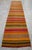 1960s Vintage Runner Rug Turkish Handmade Striped Hallway Decor - 2'6" X 11'6" For Sale - Image 6 of 12