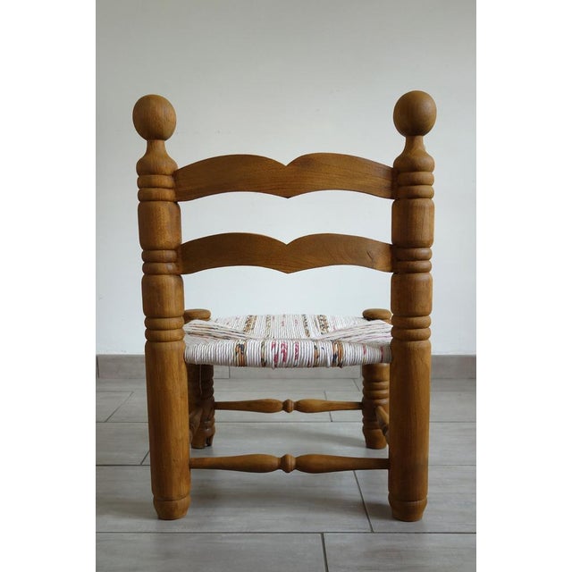 Brutalist Chair attributed to Charles Dudouyt, 1940s For Sale - Image 10 of 14