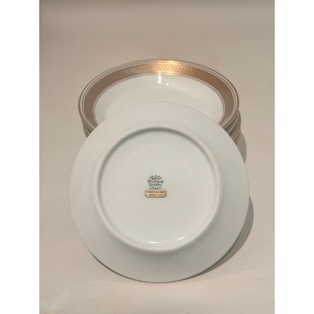 Richard Ginori Mid 20th Century Richard Ginori Trevi 5 3/8" Dessert/Berry Bowls Set of 8 For Sale - Image 4 of 4