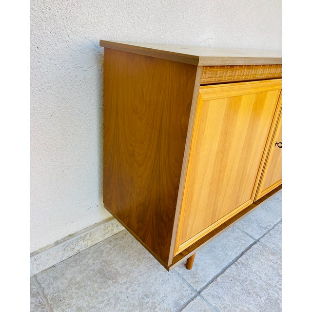 Brown Scandinavian Walnut Sideboard, 1960s For Sale - Image 8 of 13