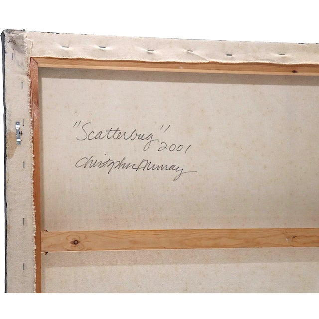 Mid-Century Modern Decoupage Painting by Troy Ny Artist Christopher Murray C. 2001 For Sale - Image 3 of 11