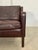 Vintage Danish Dark Cognac Leather Two-Seater Sofa from Stouby, 1960s For Sale - Image 12 of 18