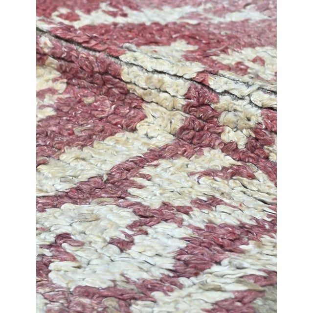 Vintage Red Moroccan Rug - 9.2 X 5.5 Ft For Sale In Cleveland - Image 6 of 8