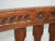 Vintage French Country Brown Oak Barley Twist Arm Chair For Sale In Los Angeles - Image 6 of 16