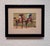 This pastel artwork captures the dynamic energy of a horse race, with two powerful horses galloping side by side, their...