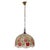 1960s Tiffany Revival Stained Glass Pendant Chandelier, Italy, 1960s For Sale - Image 5 of 5