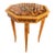 Vintage Italian Marquetry Octagonal Music Box Table With Reuge Swiss Movement For Sale