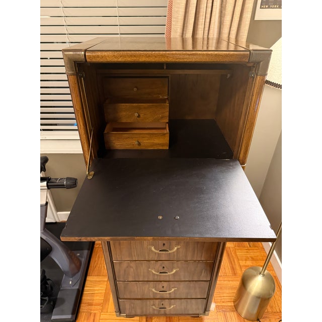 Drexel 1970s Drexel Accolade Campaign Lingerie Chest For Sale - Image 4 of 12