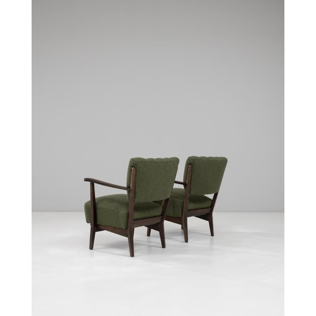 1940s Scandinavian Mid-Century Upholstered Lounge Chairs - A Pair For Sale In Greensboro - Image 6 of 18