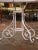 Metal Early 20th Century French Iron Pagoda Bird Cage on Stand For Sale - Image 7 of 10